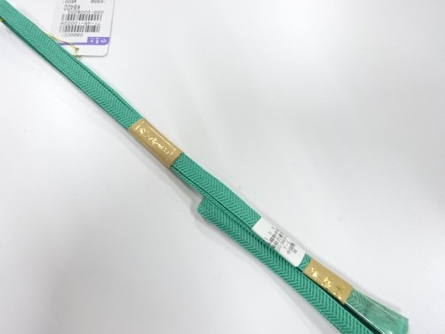 未使用品　正絹　帯留め用　手組三分紐